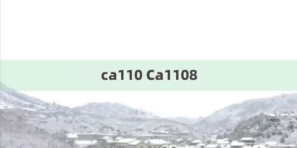ca110 Ca1108