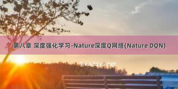 第八章 深度强化学习-Nature深度Q网络(Nature DQN)