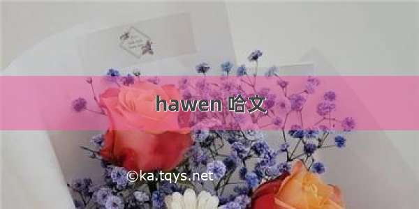 hawen 哈文